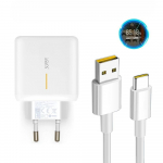 65W Supervooc 2.0 kiirlaadija Realme Q2 7 X7 X50 Q5 GT2 GT Neo2T Narzo 20 Pro Ultra Explorer Master 5G jaoks, USB Type-C kaabel EU