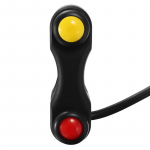 Universaalsed mootorrattad, v&otilde;idus&otilde;idurattad, 22 mm 7/8 lenkstangi kinnitus, 2 nupuga l&uuml;liti punane