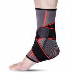 &Uuml;ksik nailonist meeste ja naiste fitness-kootud korvpall, reguleeritav side, survega m&auml;his, harjutuse pahkluu kaitse 23.5*10.5 (single)