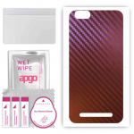 apgo skin sticker film foil vinyl for the BACK compatible with Lenovo Vibe C, scratch-resistant, easy to install - Carbon Chameleon CAKA5