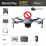 RG101 PRO droon-GPS 2-teljeline Gimbal professionaalne droon HD-kaameraga WIFI FPV harjadeta Quadcopteri takistuste v&auml;ltimise kaugjuhtimism&auml;nguasi Without OAS-1B