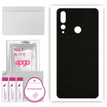 apgo Protective Skin Sticker for the back compatible with Lenovo K6 Enjoy, Wrap Film, Foil, Vinyl - Pattern Matrix