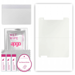 apgo MATTE Protective Skin Sticker for the back compatible with Apple iPad 3 Wi-Fi, Wrap Film, Hydrogel Film, Flexible, Soft TPU with positioning laye