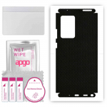 apgo Protective Skin Sticker for the back+sides compatible with Samsung Galaxy Note 20 Ultra, Full Wrap Film, Foil, Vinyl - Pattern Matrix
