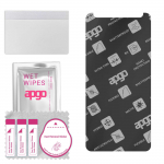 apgo MATTE Hybrid protective glass compatible with Wiko Y61, flexible nano glass, great replacement for tempered glass, scratch-resistant, full glue