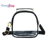 Cosy Up naiste l&auml;bipaistev Crossbody kott Keskkonnas&otilde;bralik TPU l&otilde;hnatu v&auml;listingimustes kasutatav &uuml;he &otilde;laga k&auml;ekott 21x21x5cm valge