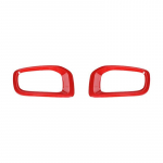 Auto eesmise udutulelaterna dekoratiivne r&otilde;ngaskate udutulede kaitsekatte kaunistuskleebised Jeep Renegade 2016-2018 ABS-i v&auml;listarvikutele punane