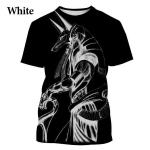 Mood vaarao Anubis 3D printimine T-s&auml;rk Horus Vana-Egiptuse jumala T-s&auml;rk Naljakas Harajuku T-s&auml;rk Topid 6XL