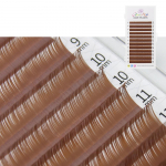 V&auml;rvilised ripsmed Literary Morandi Grey Individuaalne loomulik kunstv&auml;rviline ripsmepikendus C&0.07mm&8-14mm MIX