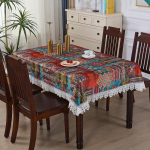 Uus stiil universaalne laudlina perehotellidele S&ouml;&ouml;gilaud Diivanilaua matt Lihtne ja isikup&auml;rastatud pitsist &auml;&auml;ristav laudlina 60x60cm