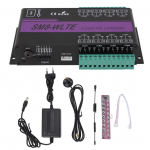 8 kanaliga 4G SMS h&auml;irekontroller 4G mobiiltelefoni juurdep&auml;&auml;sukontroller APP WEB voolukatkestuse alarm EU P