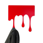 Disain riidekonks voolava v&auml;rviga sinine riidenagi