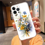 Wildflowersi telefoni&uuml;mbris iphone 15 14 Pro Max 13 12 11 Pro Max XSMax XR 12 13 mini 14 Plus jaoks iphone 12ProMax