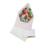 3D-v&auml;ljalennatav &otilde;nnitluskaart Mitme v&auml;rvilise lillekujundusega &otilde;nnitluskaart &uuml;mbrikuga akvarellmaaliga A