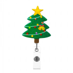 J&otilde;ulum&auml;rgi rull Sisset&otilde;mmatav &otilde;de arst j&otilde;uluvana puud lumememme m&auml;rgi rullid ID-sildi klambrid nimekaardi hoidjale