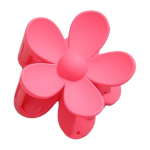 Lillekujuline juuksek&uuml;&uuml;s libisemiskindla disainiga seljapea juukseklamber Candy Color plastist juukseklambriga juukseaksessuaar roosa punane v&auml;rv