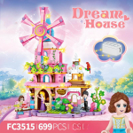 699 tk Tuuleveski Loss Printsessi Villa T&uuml;druk Ehitusklotsid M&auml;nguasi Kingitus Ilma Karbita