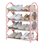 Sissep&auml;&auml;su jalatsiriiul 4 tasandit eemaldatav, suure mahutavusega, suure kandev&otilde;imega, suure kandev&otilde;imega, paksendatud terastoruga tall alla Kodu Sissep&auml;&auml;s jalan&otilde;ude korrastaja kapp valge