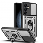 S&otilde;jav&auml;e armor hoidiku kaamera kaitse&uuml;mbris Samsung Galaxy S24 S24 Ultra S23 S22 Plus S21 S20 h&uuml;briidr&otilde;ngasalusele p&otilde;rutuskindel t&auml;iskaitsekate For S24 FE must