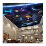 3D lagi t&auml;histaeva seinamaalingud kosmiliste t&auml;htede tapeet ruumi sisekujundus Galaxy seinapaber 3D 200 cm(W) x 140 cm(H)