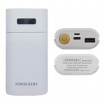 Power Bank Case Universaalne Mugav keevitusvaba Tulekindel p&otilde;rutuskindel kiirlaadimine LED-iga B