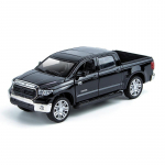 1/32 TOYOTA Tundra TRD pikap Diecast m&auml;nguasja veoauto mudel Miniatuursed tagasit&otilde;mmatavad uksed avatavad heli- ja valguskollektsiooni kingitus poisile must
