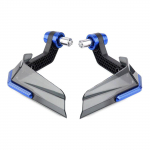 Mootorrataste tuulesuunajad k&auml;tekaitsed Alumiiniumist plastist k&auml;ekaitsed suurendavad ohutust ja stiili Lihtne paigaldada Vastupidav must