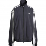 Adidas Originals Adilenium T&otilde;mblukuga Eemaldatav Treeningjakk Triibuline Logotr&uuml;kiga Seisukrae T&otilde;mblukk Spordijakk Lahtine Moodne Mitmek&uuml;lgne Pikkade Varrukatega Jakk Naiste Jakk JM9251 M
