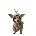 Hoodie pealuu akr&uuml;&uuml;list rippuv kaunistus Kodu siseruumides j&otilde;ulupuu auto tahavaatepeegel 2D lame koerakassi rippuv ornament Multifilm loomaripats C