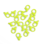 1000 tk v&otilde;tmehoidja plastikust v&auml;rvilised konksud klambrid karabiinkinnitus k&auml;sitsi valmistatud aksessuaarid ehete valmistamiseks 25mm 1000pcs kollane