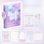 Armas &scaron;ikk v&auml;ljal&otilde;igete albumi m&auml;rkmik ripatsiga Armas liblikas vibu lindiga m&auml;rkmik, v&auml;rviline leht ajakirja p&auml;evik &otilde;pilastarbed lilla