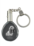 Redbone Coonhound - pendant with a photo of a dog, crystal key ring in a gift box, a unique gift by Art-Dog