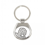 Black Russian Terrier, Chornyi Terrier - keychain with a dog, keychain with a print, personalized pendant from the Art-Dog brand