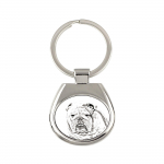 Bulldog, English Bulldog, British Bulldog - keychain with a dog, keychain with a print, personalized pendant from the Art-Dog brand