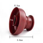 Plastikust s&otilde;&otilde;rikuk&uuml;psiste l&otilde;ikurivorm DIY s&otilde;&otilde;riku k&uuml;psetamise magustoiduvalmistaja leival&otilde;ikur k&uuml;psetusvormi k&ouml;&ouml;git&ouml;&ouml;riist punane