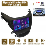 Android Carplay Autoraadio Hyundai Elantra MD 2011-2013 jaoks Multimeediam&auml;ngija Pea&uuml;ksus Stereo GPS-navigatsioon BT WIFI 2+32GB 1+16GB