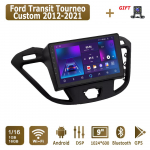 Androidi autoraadio Ford Transit Tourneo Custom 2012-2021 multimeediumipleieri peakomplekti stereo-GPS-i navigatsioonis&uuml;steemi jaoks BT WIFI 1+16 GB 1+16GB