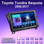 2 DIN Android autoraadio Toyota Tundra Sequoia 2008-2017 jaoks Multimeediam&auml;ngija Peaseade Stereo GPS-navigatsioon WIFI 1+16GB 1+16GB