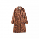 2024. aasta suvi uus toode Naiste mood ja vabaaja mitmek&uuml;lgne pikkade varrukatega loomamustriga tr&uuml;kitud pikk tuulejope