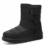 Talvised soojad lumesaapad naistele veekindlad libisemisvastased s&auml;&auml;re keskosa pahkluu saapad kunstkarusnahast voodriga Naiste mugavad &otilde;uesaapad 35