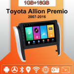 Android Carplay autoraadio Toyota Allion Premio 2007-2016 multimeediumipleieri peakomplekti stereo-GPS-i navigatsioonis&uuml;steemi jaoks BT WIFI 2+32GB 1+16GB