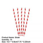 J&otilde;ulupeo s&ouml;&ouml;giriistade komplekt &Uuml;hekordsed taldrikud Tassid Noad Kahvlid Lusikad B&auml;nnerid Laudlinad S&uuml;nnip&auml;eva j&otilde;ulupeotarbed straws 10[c