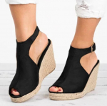 mood Suurus 35-43 Platvormsandaalid Kiilud Kingad Naistele Kontsad Sandalias Mujer Suvine Klomp Naiste Zapatos De Hombre E12 35 must