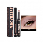 LANGMANNI 1Pc Waterproof Eyeshadow Stick Long Lasting High Pigmented Shimmer And Matte Neutral Brown Eye Shadow Pencil 11