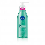 NIVEA Derma Skin Clear Wash geel (150 ml), S&uuml;gavpuhastav n&auml;opesugeel, salits&uuml;&uuml;lhappega niatsiinamiidiga rikastatud n&auml;opesuvahend pooride puhastamiseks