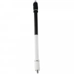 Valge pliiatsiga arvuti, libisemiskindla kattega algaja spiningpliiatsikontor