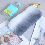 Fashion Lady Paks Rex K&uuml;&uuml;liku Karusnahast M&uuml;ts Talvine Kootud 100% Naturaalsest Karusnahast M&uuml;tsid Sallid Komplektid Naiste Soojad P&auml;ris Rex K&uuml;&uuml;liku Karusnahast Sallid 55-59