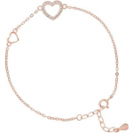 LOVA LOLA VAN DER KEEN - S&uuml;damek&auml;ev&otilde;ru - Prestige ehted - Reguleeritav suurus - 925 Sterling Silver Rose Gold Color - Ehted