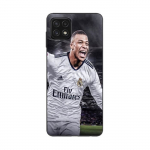 Coque Maniacase pourSamsung Galaxy A22 5g Kylian Mbappe Real Madrid Goal