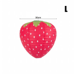 Maasikapaberist laternad S&uuml;nnip&auml;evapeo kujundus Rippuvad 3D-kaunistused 20cm